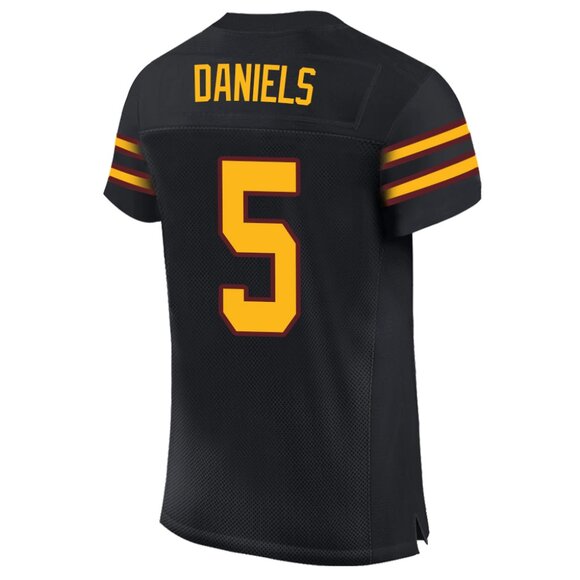 Mens Youths Jayden Daniels Black Stitched Jersey - Picture 2 of 3